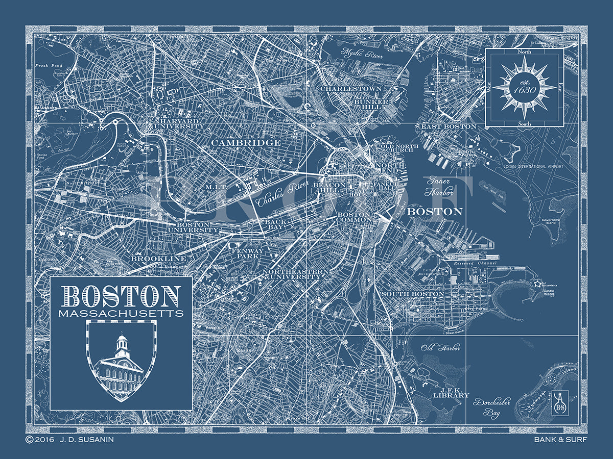 Nautical & Custom Framed Maps