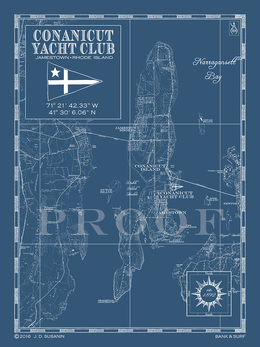 Nautical & Custom Framed Maps