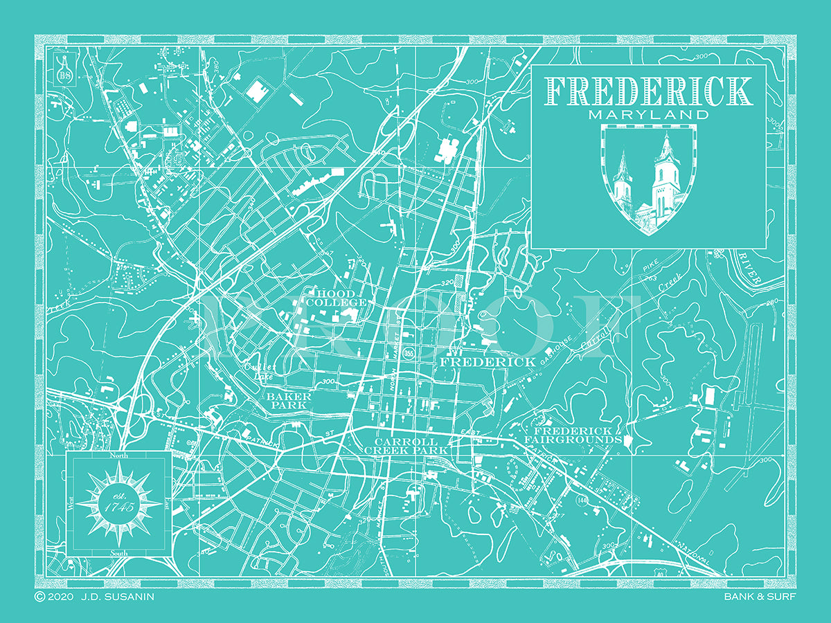 Nautical & Custom Framed Maps