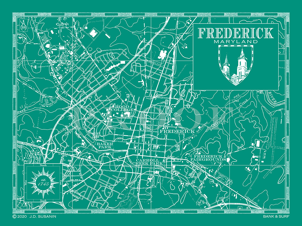 Nautical & Custom Framed Maps