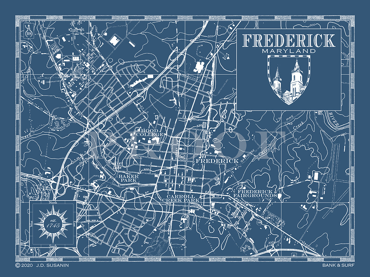 Nautical & Custom Framed Maps
