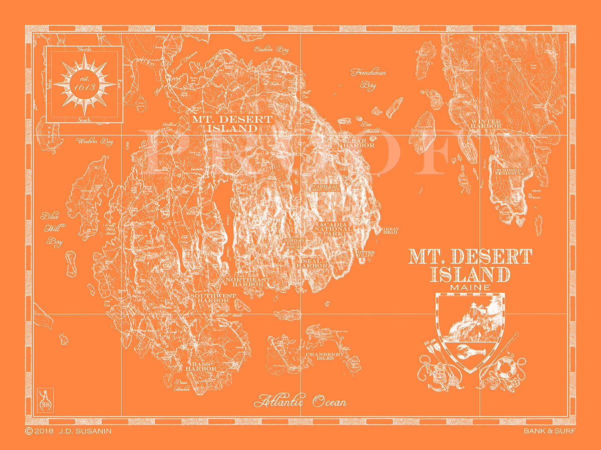 Nautical & Custom Framed Maps