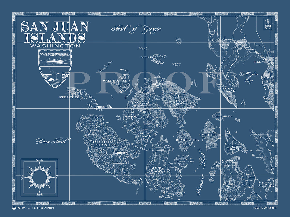 Nautical & Custom Framed Maps