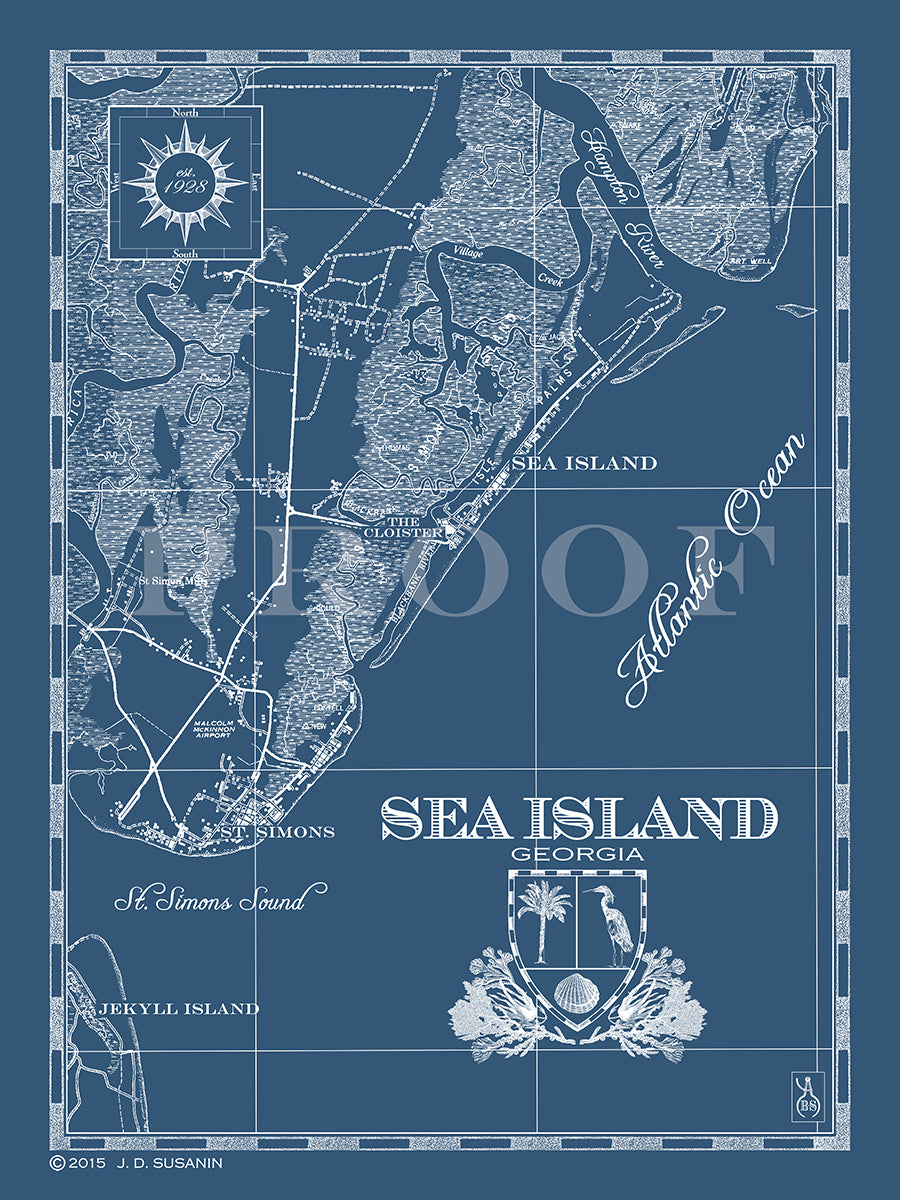 Nautical & Custom Framed Maps