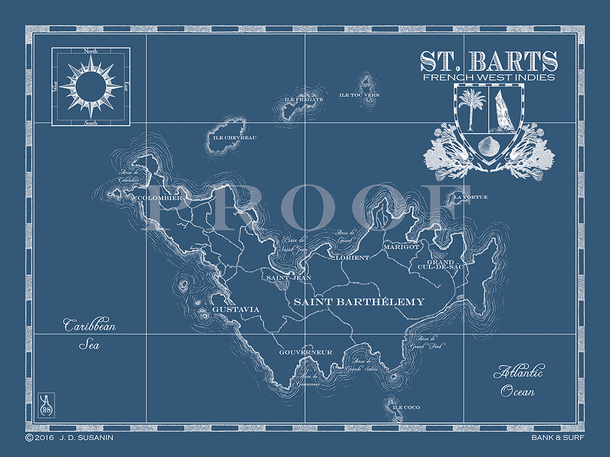 St. Barts Island  St barts, St barts island, Map