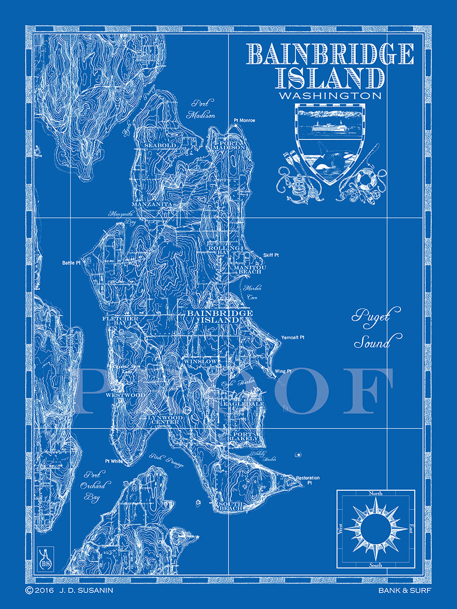 Nautical & Custom Framed Maps