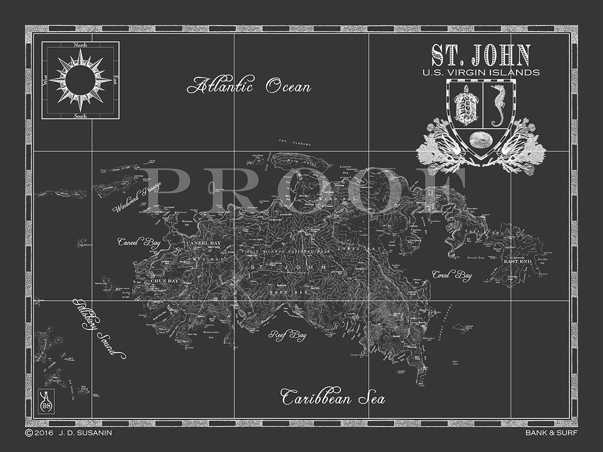 St John USVI offers Blanket - St John Map Blanket - St John Gift - St John Wedding Gift - St John Map Gift - St John Decor